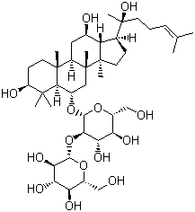 人参皂苷 Rf结构式_52286-58-5结构式