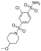 2-氯-4-[(4-甲氧基哌啶)磺酰基]苯磺酰胺结构式_52295-48-4结构式