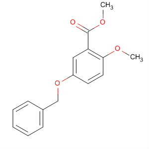 5-(苄氧基)-2-甲氧基苯甲酸甲酯结构式_52329-04-1结构式