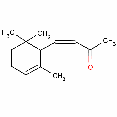 (Z)-4-(2,6,6-三甲基-2-环己烯-1-基)-3-丁烯-2-酮结构式_52340-45-1结构式