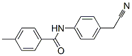 (9ci)-n-[4-(氰基甲基)苯基]-4-甲基-苯甲酰胺结构式_524051-78-3结构式