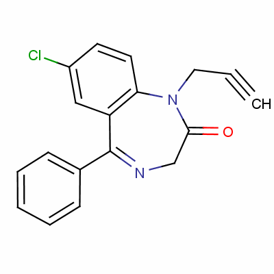 匹那西泮结构式_52463-83-9结构式