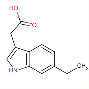 6-乙基-1H-吲哚-3-乙酸结构式_52531-21-2结构式