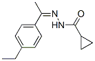 (9ci)-环丙烷羧酸,[1-(4-乙基苯基)亚乙基]肼结构式_525565-06-4结构式