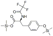 N-(三氟乙酰基)-o-(三甲基甲硅烷基)-L-酪氨酸 三甲基甲硅烷基酯结构式_52558-10-8结构式