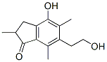 2,3-二氢-4-羟基-6-(2-羟基乙基)-2,5,7-三甲基-1H-茚-1-酮结构式_52744-25-9结构式