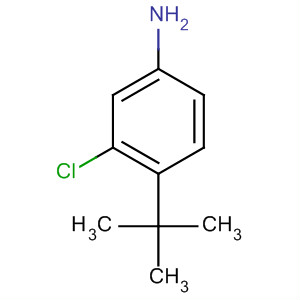 4-叔丁基-3-氯苯胺结构式_52756-36-2结构式