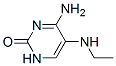(9ci)-4-氨基-5-(乙基氨基)-2(1H)-嘧啶酮结构式_527673-47-8结构式