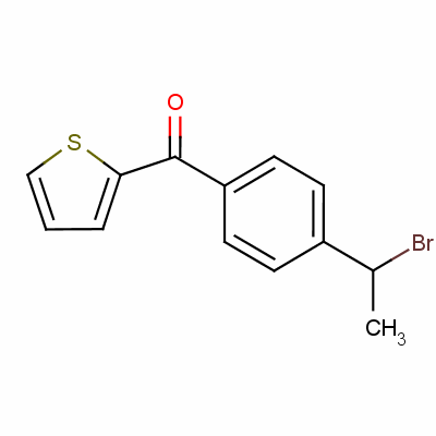 [4-(1-溴乙基)苯基]-2-噻吩酮结构式_52779-83-6结构式