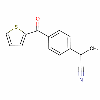2-[4-(噻吩-2-基羰基)苯基]丙腈结构式_52779-85-8结构式