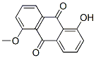 1-羟基-5-甲氧基蒽醌结构式_52869-21-3结构式
