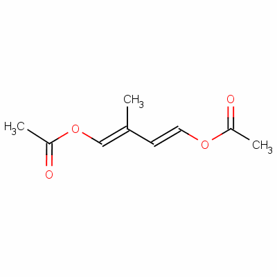 (1E,3E)-2-甲基丁-1,3-二烯-1,4-二基二乙酸酯结构式_52884-86-3结构式