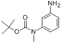 3-(N-叔丁氧基羰基-n-甲基氨基)苯胺结构式_528882-16-8结构式