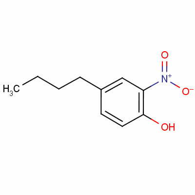 4-丁基-2-硝基苯酚结构式_52899-59-9结构式