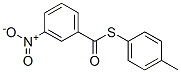 3-硝基硫代苯甲酸 s-(4-甲基苯基)酯结构式_52909-89-4结构式