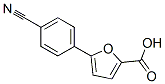 5-(4-Cyanophenyl)-furane-2-carboxylic acid Structure