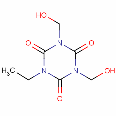 1-乙基-3,5-双(羟基甲基)-1,3,5-三嗪-2,4,6(1h,3h,5h)-三酮结构式_52977-50-1结构式 1-乙基-3,5-双(羟基甲基)-1,3,5-三嗪-2,4,6(1h,3h,5h)-三酮结构式_52977-50-1结构式