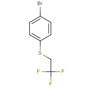 (4-溴苯基)(2,2,2-三氟乙基)硫烷结构式_530080-19-4结构式