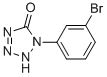 1-(3-溴苯基)-1,2-二氢-5H-四唑-5-酮结构式_530080-48-9结构式