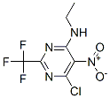 6-氯-n-乙基-5-硝基-2-(三氟甲基)嘧啶-4-胺结构式_53039-37-5结构式