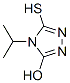 4-异丙基-5-疏基-4H-1,2,4-噻唑-3-醇结构式_53065-47-7结构式