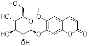 东莨菪苷结构式_531-44-2结构式