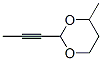 (9ci)-4-甲基-2-(1-丙炔)-1,3-二噁烷结构式_53106-43-7结构式