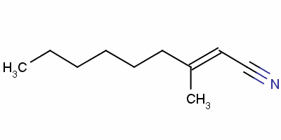 3-甲基-2-壬烯腈结构式_53153-66-5结构式