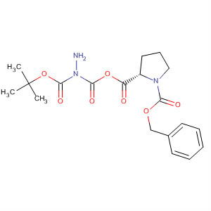 (2S)-2-[n-(叔丁氧基羰基)肼基羰基]-1-吡咯烷羧酸苄酯结构式_53157-64-5结构式