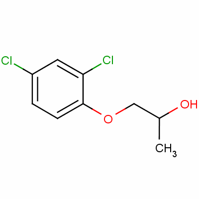 1-(2,4-二氯苯氧基)-2-丙醇结构式_5330-18-7结构式