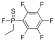 乙基(五氟苯基)氟膦硫化物结构式_53327-24-5结构式