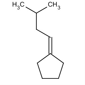 (3-甲基丁基)环戊烷结构式_53366-51-1结构式