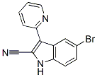5-溴-3-(2-吡啶)-1H-吲哚-2-甲腈结构式_53497-51-1结构式