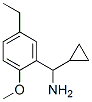 (9ci)-alpha-环丙基-5-乙基-2-甲氧基-苯甲胺结构式_535926-43-3结构式