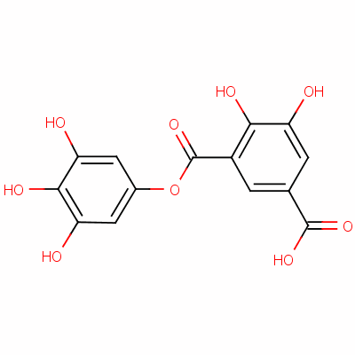 二没食子酸结构式_536-08-3结构式
