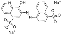 7-(4-硫代-1-萘基偶氮)-8-羟基喹啉-5-磺酸钠盐结构式_53611-17-9结构式