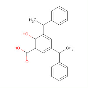 3,5-双(α-甲基苄基)水杨酸结构式_53721-15-6结构式