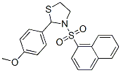(9CI)-2-(4-甲氧基苯基)-3-(1-萘磺酰基)-噻唑烷结构式_537678-19-6结构式