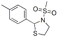 (9CI)-2-(4-甲基苯基)-3-(甲基磺酰基)-噻唑烷结构式_537678-29-8结构式