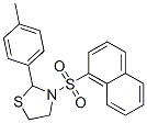 (9CI)-2-(4-甲基苯基)-3-(1-萘磺酰基)-噻唑烷结构式_537678-34-5结构式