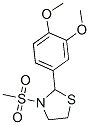 (9CI)-2-(3,4-二甲氧基苯基)-3-(甲基磺酰基)-噻唑烷结构式_537678-38-9结构式