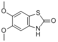 (9ci)-5,6-二甲氧基-2(3H)-苯并噻唑酮结构式_53827-52-4结构式