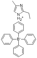 2-乙基-4-甲基咪唑鎓四苯基硼酸盐结构式_53831-70-2结构式