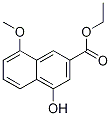 4-羟基-8-甲氧基-2-萘羧酸乙酯结构式_538343-04-3结构式