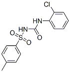1-(2-氯苯基)-3-(4-甲基苯基)-磺酰基脲结构式_53855-79-1结构式