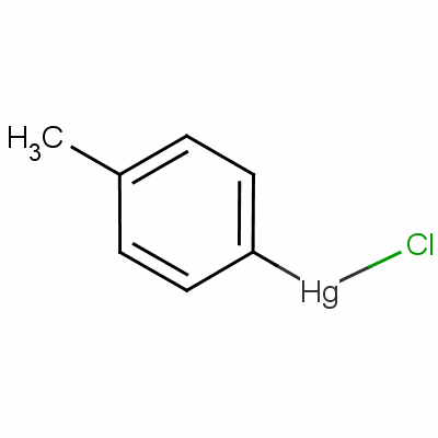 对甲苯基氯化汞结构式_539-43-5结构式