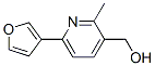 6-(3-呋喃)-3-羟基甲基-2-甲基吡啶结构式_53913-06-7结构式