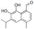 7,8-二羟基-6-异丙基-4-甲基-1-萘甲醛结构式_53915-46-1结构式