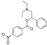 4-Nitrobenzoic acid 1-phenyl-2-(diethylamino)ethyl esterStructure,53915-51-8Structure 4-Nitrobenzoic acid 1-phenyl-2-(diethylamino)ethyl ester Structure,53915-51-8Structure