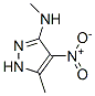 n,5-二甲基-4-硝基-1H-吡唑-3-胺结构式_53960-84-2结构式